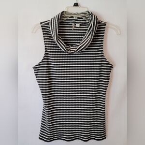 Cato Striped Cowl Neck Top Size XL